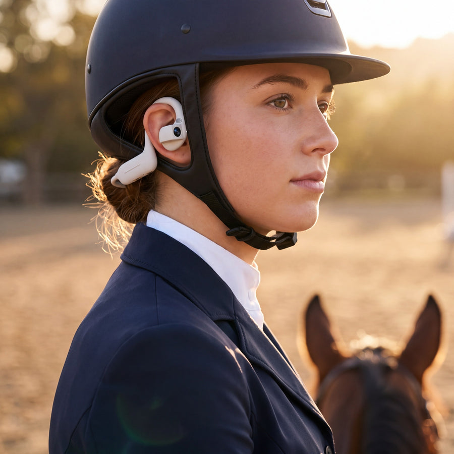 Horse rider wearing POV One